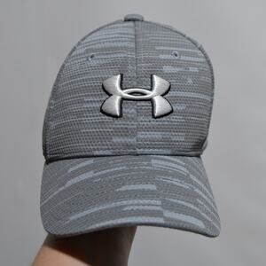 Under Armour Youth Blistering 3.0 Fitted Hat Gray Size XS/S